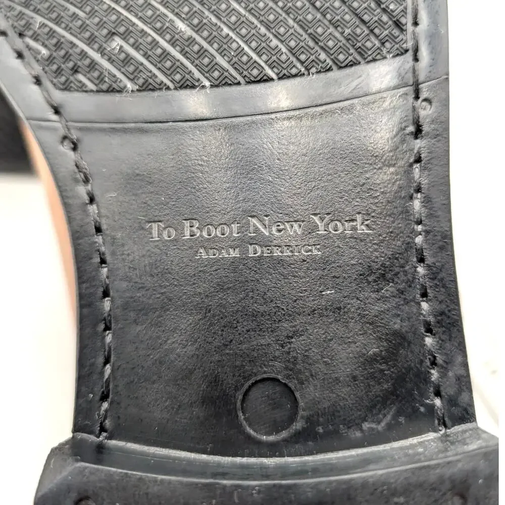 To Boot New York Phelps Cap Toe Oxford Shoes Men's Brown Size US8.5 EU41.5